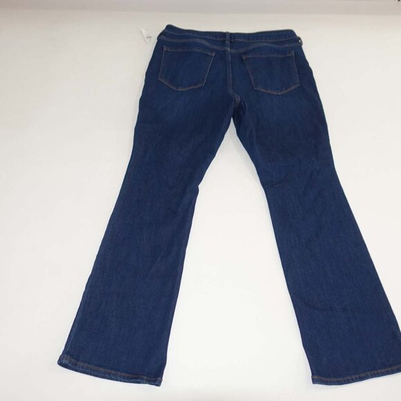 Old Navy Women's Kicker Boot Cut Jeans Size 14 Short NWT Blue Mid Rise Stretch - Picture 7 of 8